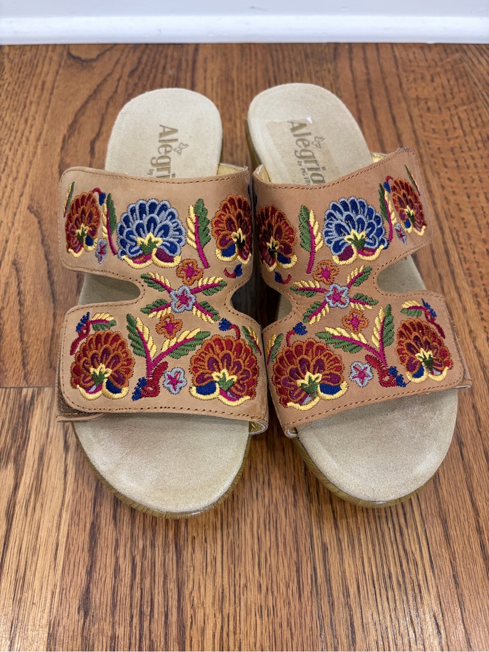 Alegria Embroidered Slide Clogs (39) - Picture 6 of 10